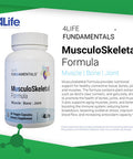 4Life Musculoskeletal Formula - Devil s Claw Turmeric Gotu Kola & Alfalfa for Bone Joint Muscle & Connective Tissue Health - Supports Muscle Repair & Immune Function - 60 Veggie Capsules