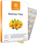 Healthspan Retinex Max (60 Tablets) | Long Term Vision and Eye Health | 20mg Lutein & 2,000ug Zeaxanthin | Added Vitamin B2 Contributes to Normal Vision | Natural Source Carotenoids | Vegan