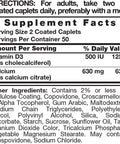 Nature's Truth Maximum Calcium Citrate 630mg Per Serving + VIT D3 Tablets, 100 Count