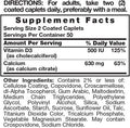 Nature's Truth Maximum Calcium Citrate 630mg Per Serving + VIT D3 Tablets, 100 Count
