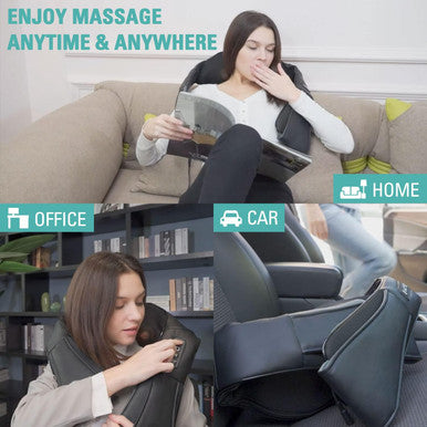 Shiatsu Neck And Back Massager With Heat, Electric Shoulder Massager, Car Neck Massager Pillow For Neck, Back, Shoulder, Foot, Leg, Muscle Pain Relief, Gifts For Men/Women