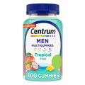 Centrum Men'S Multivitamin Gummies Tropical Fruit Flavors Made From Natural Flavors 100 Count 50 Day Supply