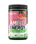 Optimum Nutrition Amino Energy Naturally Flavored Powder Pre Workout Bcaas Amino Acids Keto Friendly Green Tea Extract Energy Powder - Watermelon 25 Servings