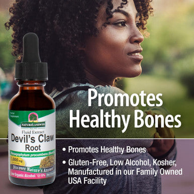 Nature'S Answer Devils Claw Root Herbal Extract Supplement with Organic Low Alcohol 1 Ounce | Joint Support