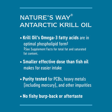 Nature's Way Krill Oil 500mg, 30 Softgels