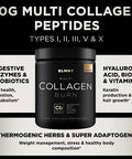 ELMNT Premium Chocolate Collagen for Women Weight Loss & Beauty w. Probiotics, ACV, KSM66, Hyaluronic Acid, Biotin & Patented Multi Collagen Peptides Protein Powder - Colageno Hidrolizado for Women