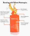 TruBrain Drinks Nootropic Brain Food Designed by Neuroscientists to Boost Mental Output & Improve Memory Nootropic Supplement