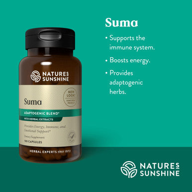 Nature'S Sunshine Suma Combination, 100 Capsules | Increases Energy And Supports The Immune System With Six Powerful Adaptogenic