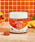 Bulletproof Sugar-Free Orange Strawberry Vitamins A+D+K Gummies, 60 Count, Keto Supplement For Heart, Bone And Immune Support, New And Improved Formula And Texture, Packaging May Vary