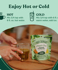 Four Sigmatic Happy Gut Organic Herbal Tea | Organic Lemon Ginger Tea With Probiotics & Turkey Tail Mushroom | Instant Digestive Tea | Vegan Gluten- | Lemon Ginger 24 Servings