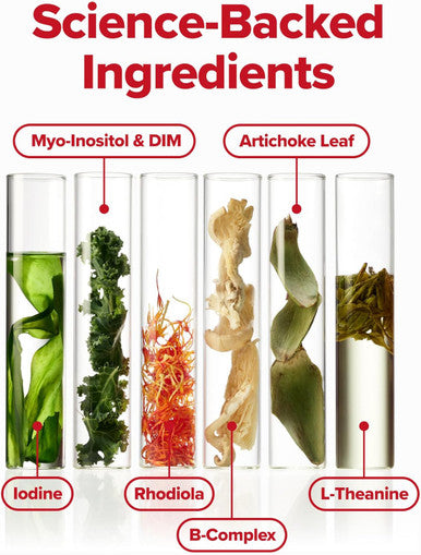 Flo Women S Endocrine Superfood Powder Supports Healthy Cortisol Levels, Hormonal Balance, Thyroid & Gut Health Multivitamin Plus Rhodiola, Dim, Myo-Inositols, Red Superfood 25 Servings