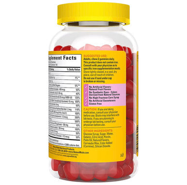 Nature Made Multivitamin For Her Womens Multivitamin For Daily Nutritional Support Multivitamin For Women 220 Gummies & 1 Bottle Of Hair Skin Nails 2500Mcg 90Ct Gummies