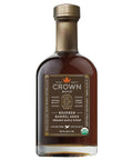 Crown Maple Certified Organic Bourbon Barrel Aged Maple Syrup, Pure, Gluten Free, No Preservatives, Non-GMO Pairs well with Pancakes, Coffee, Cocktails & Brunch, 25 Fl Oz (Pack of 1)