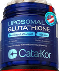 Cata Kor Liposomal Glutathione 60 Count 1000Mg