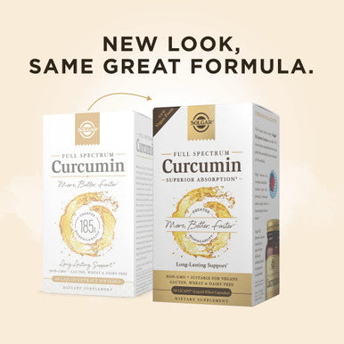 Solgar Full Spectrum Curcumin - 60 Licaps Pack Of 2 - Superior Absorption - Brain Joint & Immune Health - Non-Gmo Vegan Gluten Free Dairy Free - 120 Total Servings