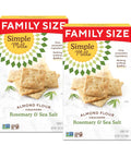 Simple Mills Almond Flour Crackers Fine Ground Sea Salt 4.25 Oz