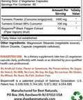 Best Naturals Turmeric Curcumin 1500mg/Serving with Bioperine - 180 Veggie Capsules