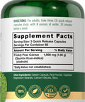 Nopal Cactus 1950 Mg | 180 Capsules | Prickly Pear | Non-Gmo, Gluten Free | By Carlyle