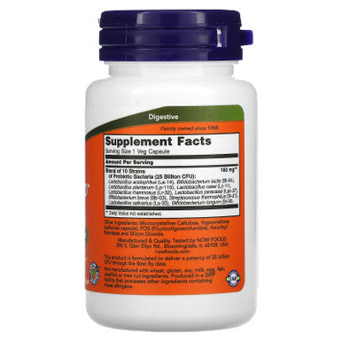 Now Foods Probiotic-10, 25 Billion Capsules, 50-Count