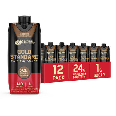 Optimum Nutrition Gold Standard Protein Shake 24G Protein Ready To Drink Protein Shake & Pure Protein Bars High Protein Nutritious Snacks To Support Energy Low Sugar Gluten Free