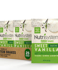 Nutrisystem Sweet Vanilla Turbo Protein and Probiotic Shake Mix, Meal Replacement Shake,15g of Protein, 21 Vitamins and Minerals, 25 Servings