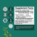 Natures Craft USDA Organic Oregano Oil Drops - Super Concentrated Organic Oil of Oregano Drops for Fast Absorption Digestive Health and Immune Support - Non GMO Vegan 100% Pure Oregano Oil Drops for Adults (1 Pack)