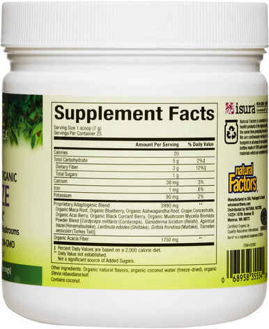 Whole Earth Sea from Natural Factors Energize Adrenal Boost with Maca Root Ashwagandha More 6.2 oz Powder