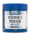 Applied Nutrition Vitamin C Powder 100% Pure Vitamin-C L- Ascorbic Acid British Pharma Grade, Instant Mixing VIT-C Non GMO, Halal, Vegan Friendly, Immune System Support, 200 Servings
