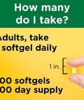 Nature Made Vitamin D3 1000 Iu (25 Mcg) Softgels 100 Count For Bone Health (Packaging May Vary)