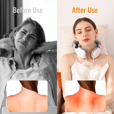 Neck Massager For Neck Pain Relief, 4D Deep Kneading Massagers With 3 Massage Nodes, Cordless Neck And Shoulder Massage With Heat For Neck, Back & Leg, Christmas Gifts For Women,Men