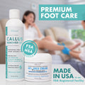 Ebanel Professional Callus Remover For Feet With 20% Urea, Epsom Salt, Salicylic Acid, Glycolic Acid, Heel Toe Foot Callus Remover Gel Peel Exfoliator Dead Skin Removal For Feet, Cracked Heel Repair