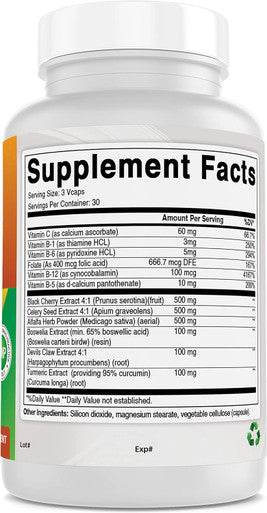 Best Naturals Uric Acid Cleanse Vitamins for Men and Women - 90 Veggie Capsules (90 Count (Pack of 1))