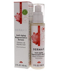 DERMA E Anti-Aging Regenerative Serum Hydrating Day and Night Serum Skin Renewing Serum with Glycolic Acid and Vitamin A Advanced Facial Skin Care Treatment, 2 fl oz