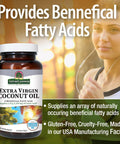 Nature's Answer Coconut Oil, Extra Virgin 120 ea