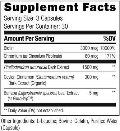 UMZU Sensolin Natural Blood Sugar Stabilizer Blood Sugar Metabolism Support Helps Regulate Blood Glucose Reduces Hangry Behavior Promotes Weight Loss with No Artificial Fillers