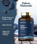 Carlyle Vegan Omega 3 Supplement | 150 Softgels | From Algae Oil | Non-Gmo & Gluten Free | Tahoe Naturals