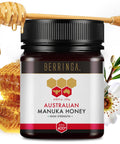 Berringa Manuka Honey Organic MGO 550+ High Strength, Supports General Wellbeing & Digestive Balance - 100% Raw, Pure & Unfiltered, Sustainably Sourced from Australia - (8.82 oz)