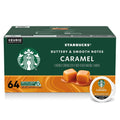 Starbucks K-Cup Coffee Pods, Caramel Naturally Flavored Coffee For Keurig Brewers, 100% Arabica, 1 Box (22 Pods)
