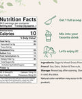 Sustainably US Grown Organic Wheat Grass Powder 100 WholeLeaf 10 Ounce 94 Serving Rich in Immune Vitamins Fibers and Minerals Support Digestion Function Vegan Friendly