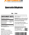 Bulksupplements.Com Quercetin Dihydrate Powder - Quercetin Supplements, Quercetin 1000Mg, Quercetin Powder - Antioxidants Supplement, Gluten Free, 1000Mg Per Serving, 100G (3.5 Oz)