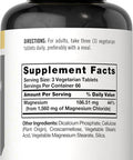 Carlyle - Magnesium Chloride | 1560mg | 200 Tablets | Cloruro de Magnesio Supplement | Vegetarian Non-GMO and Gluten Formula