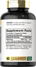 Magnesium Chloride | 1560Mg | 200 Tablets | Cloruro De Magnesio Supplement | Vegetarian, Non-Gmo, And Gluten Free Formula