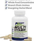 Performance Inspired Nutrition Whole Food Multi Vitamin 1 Billion CFU Probiotics BCAAs Energizing Herbal Complex 90 Count