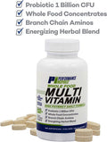 Performance Inspired Nutrition Whole Food Multi Vitamin 1 Billion CFU Probiotics BCAAs Energizing Herbal Complex 90 Count