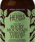 Herbs Etc. Rocky Mountain Throat Syrup Cough Syrup for Soothing Throat Care
