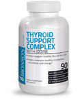 Bronson Thyroid Support Complex with Iodine - Healthy Thyroid Function, Immune System, Energy Levels, Thyroid Hormone Levels, & Metabolism - 180 Capsules