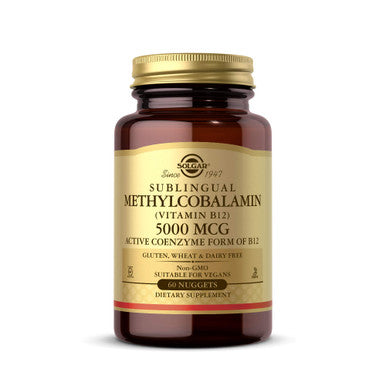 Solgar Methylcobalamin (Vitamin B12) 5000 Mcg & Vitamin E 670 Mg (1000 Iu)