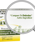 HealthA2Z Laxative Bisacodyl 5mg Gentle and Fast Overnight Relief for Constipation
