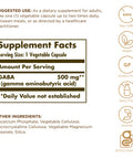 Solgar Gaba 500 Mg - 50 Vegetable Capsules