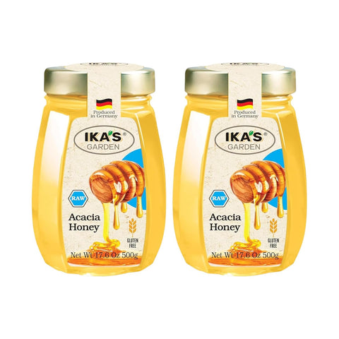 Ika's Garden Raw Manuka Honey with Blossom Honey - 100% Pure, Unfiltered, Gluten-Free Ã¢â‚¬â€œ Product of Germany, 17.6 oz (500g) Jar